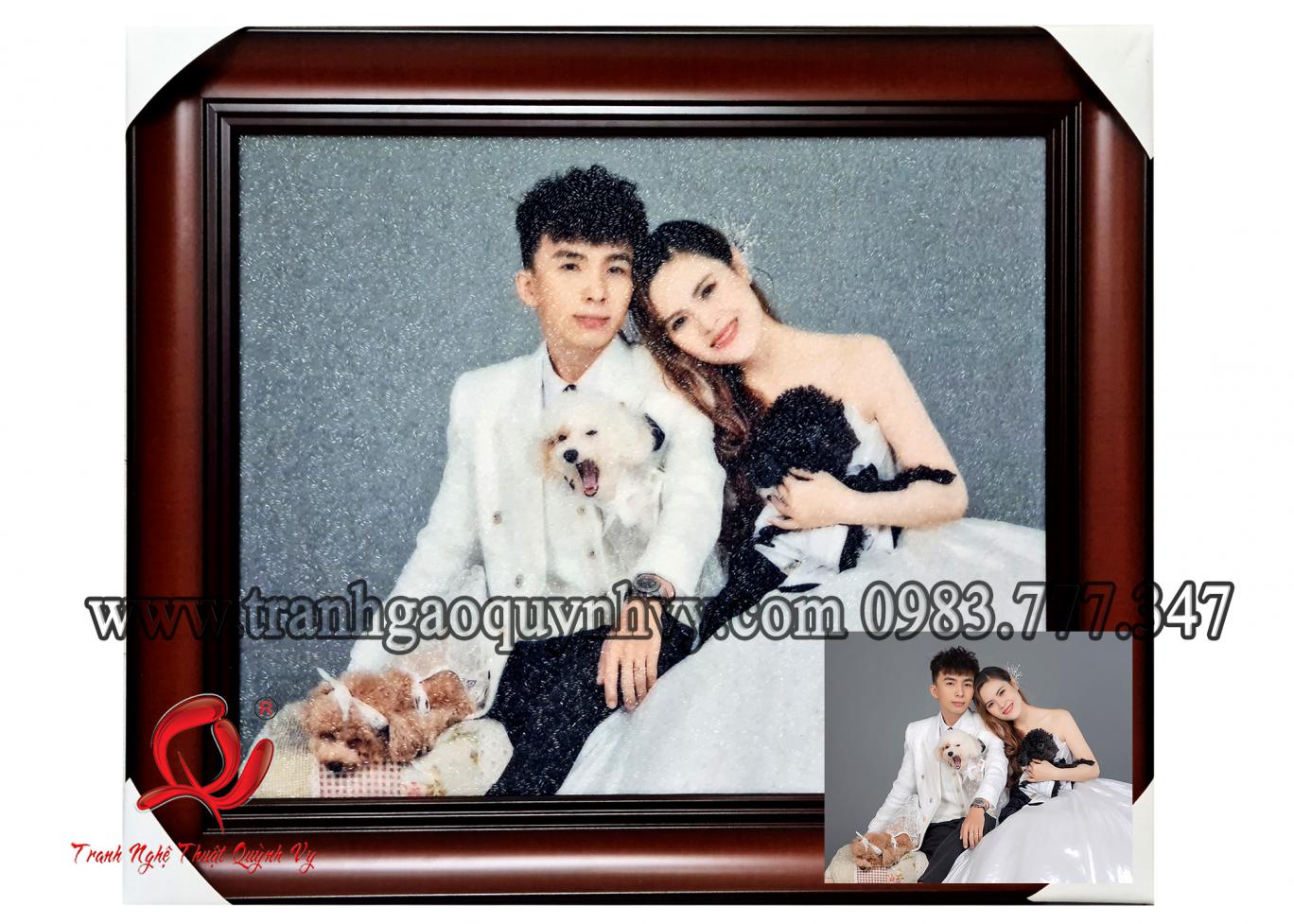 Chân Dung 2 người 45 x 55