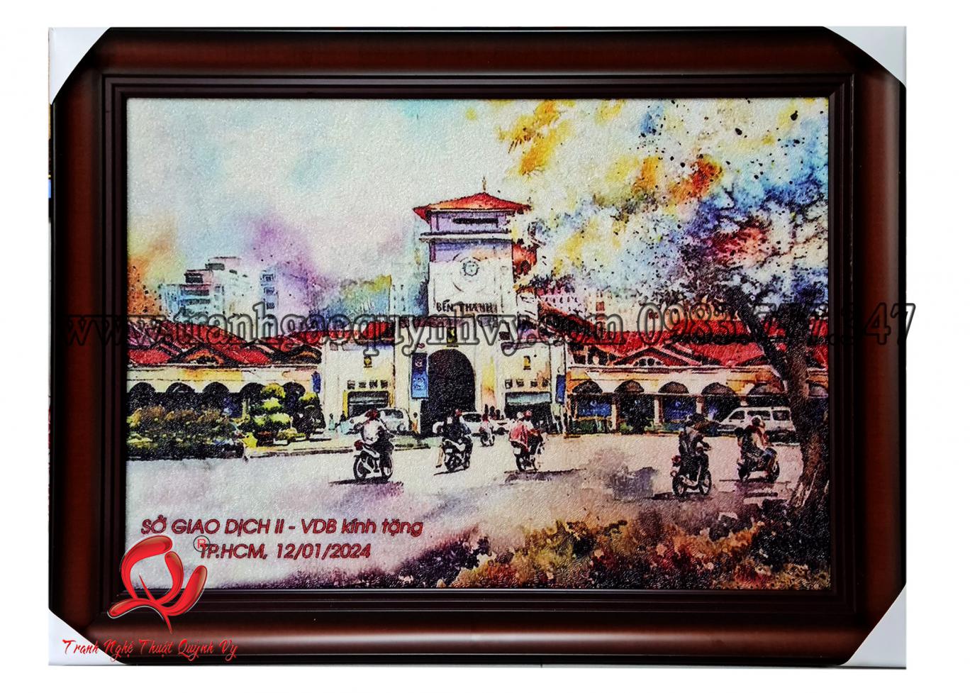 Chợ Bến Thành 50 x 70 - Hàng đặt