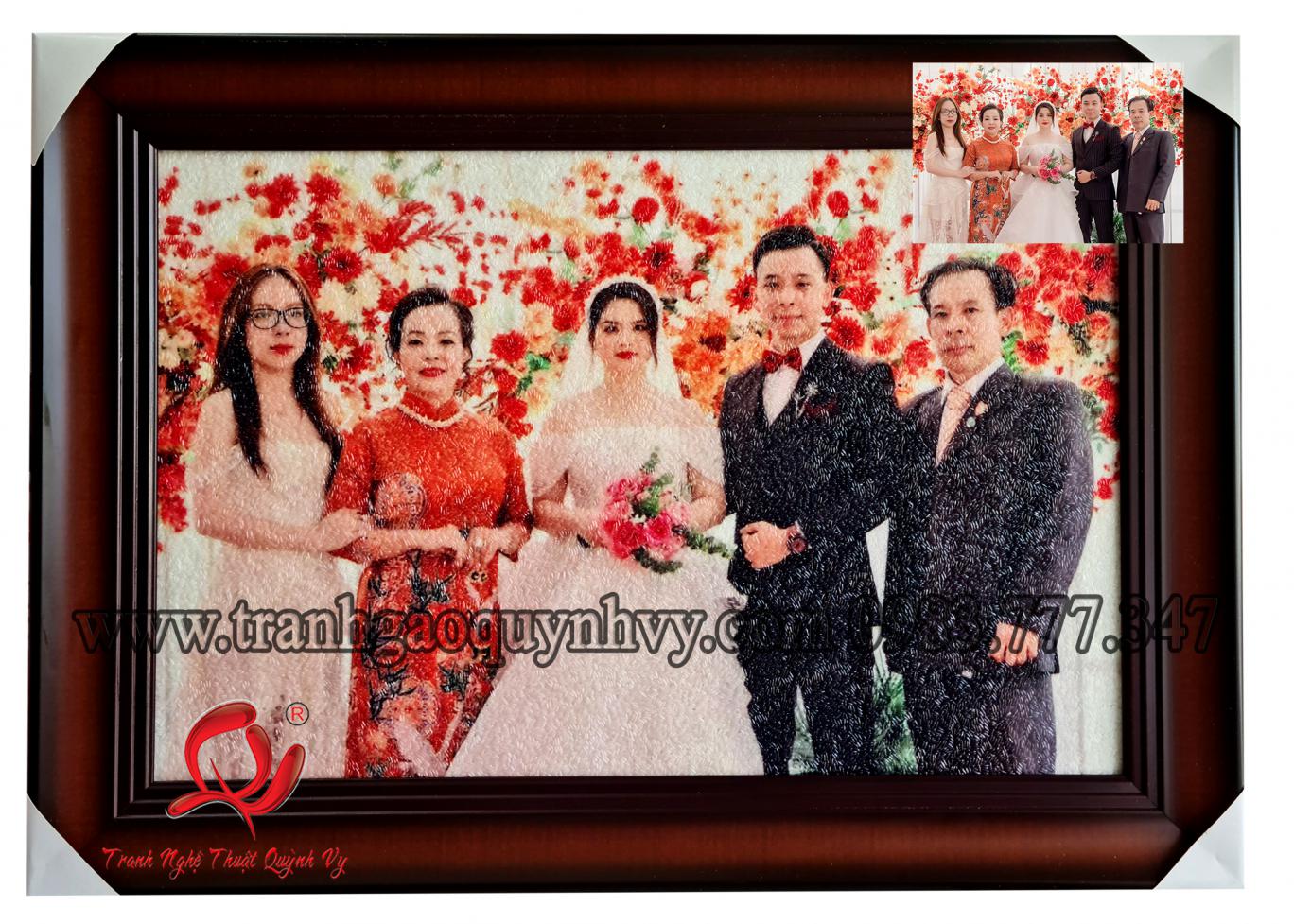 Đám Cưới Gia Đình  5 Người  60 x 80
