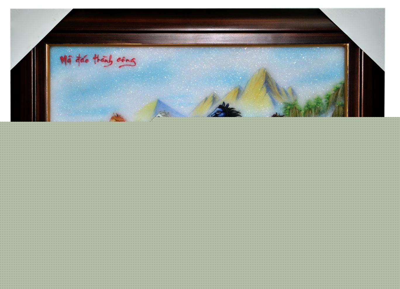 Tranh Bát Mã 40 x 60