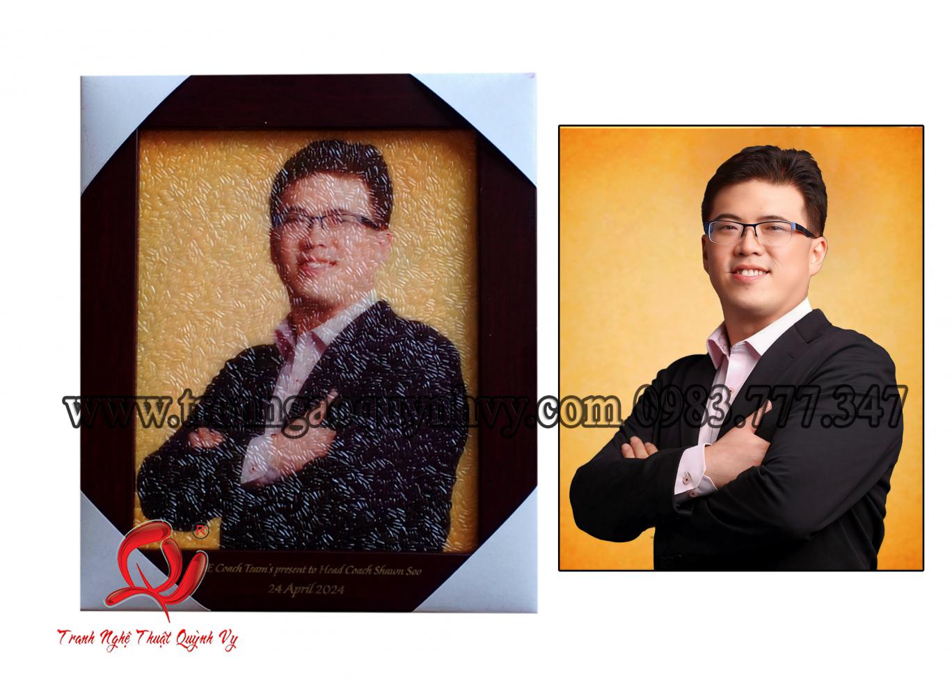 Chân Dung 1 người 18 x 22