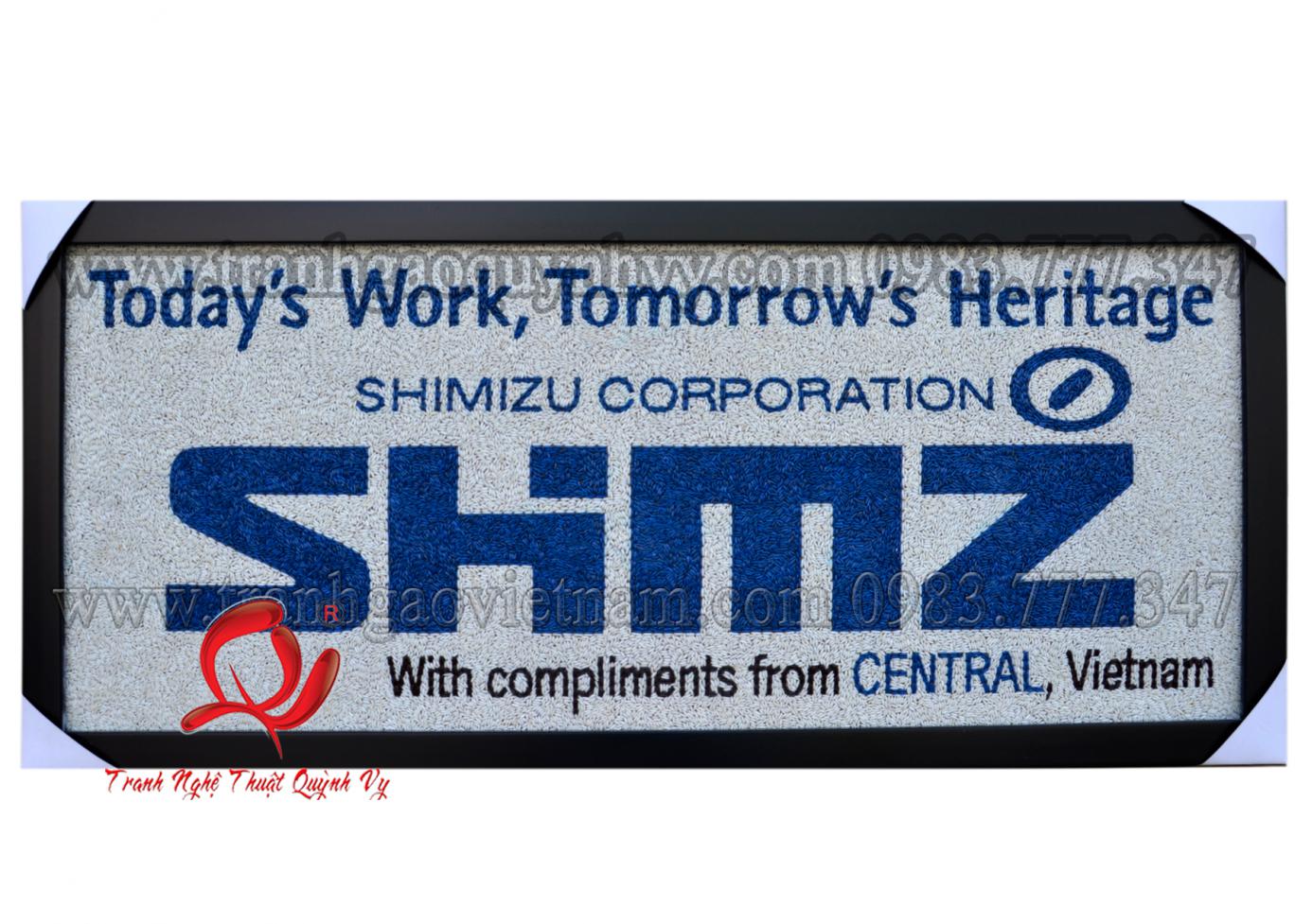 Tranh Gạo Logo SHMZ