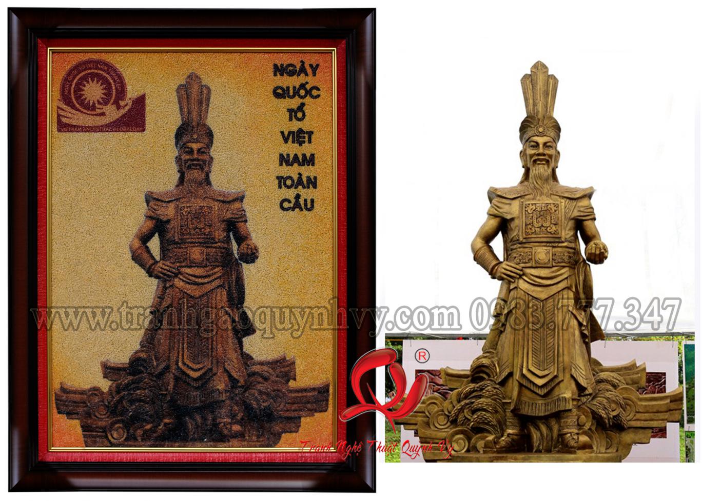 Tranh Gạo Vua Hùng