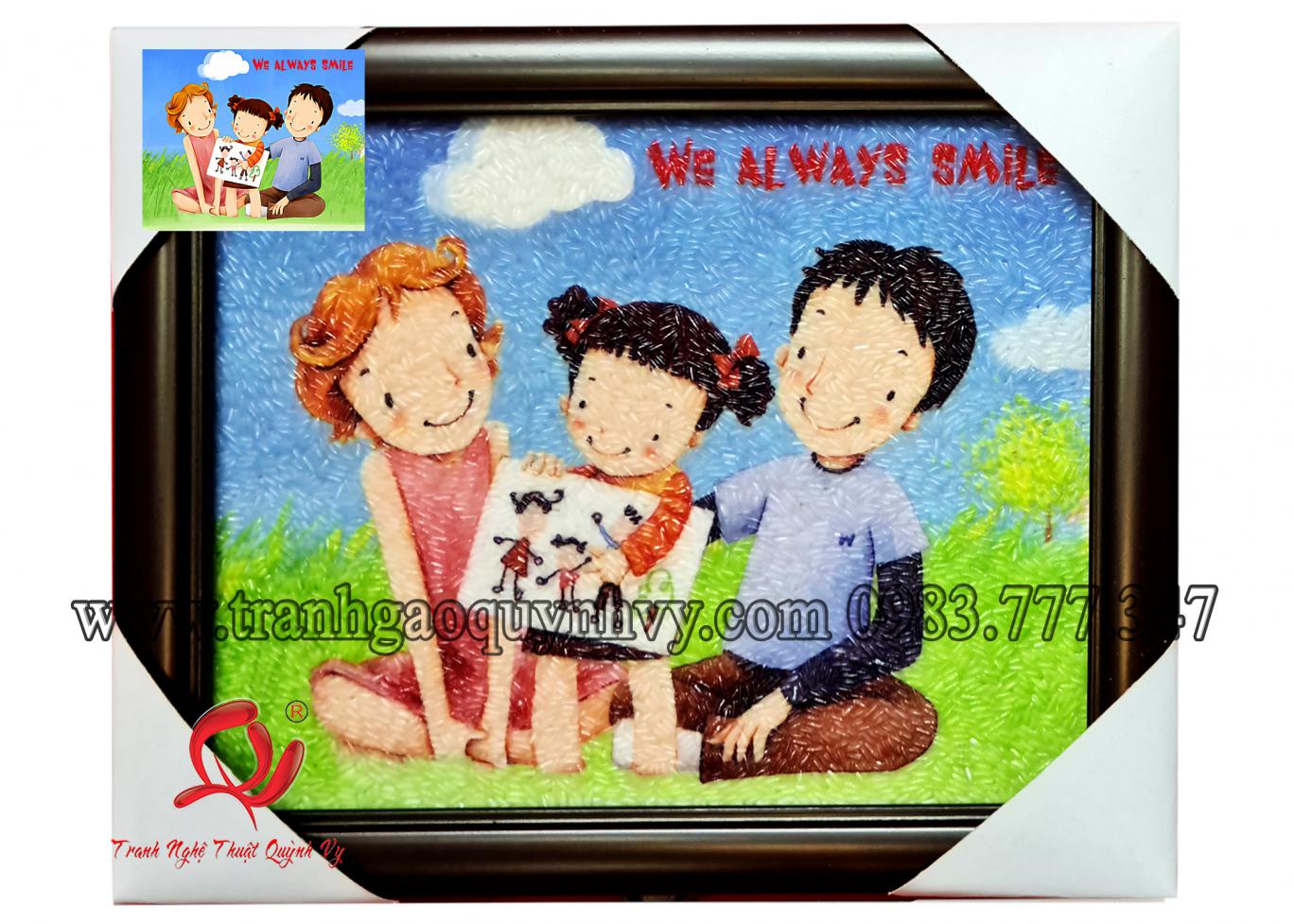 Gia Đình Hạnh Phúc -01- 18 x 22