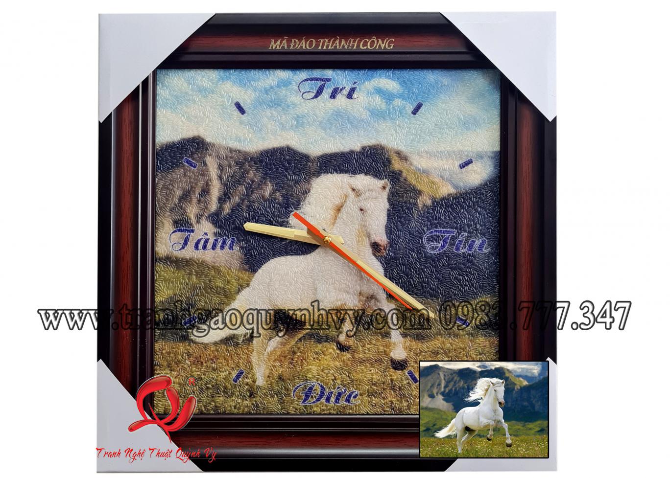 Đồng Hồ - Phong Cảnh - 30 x 30