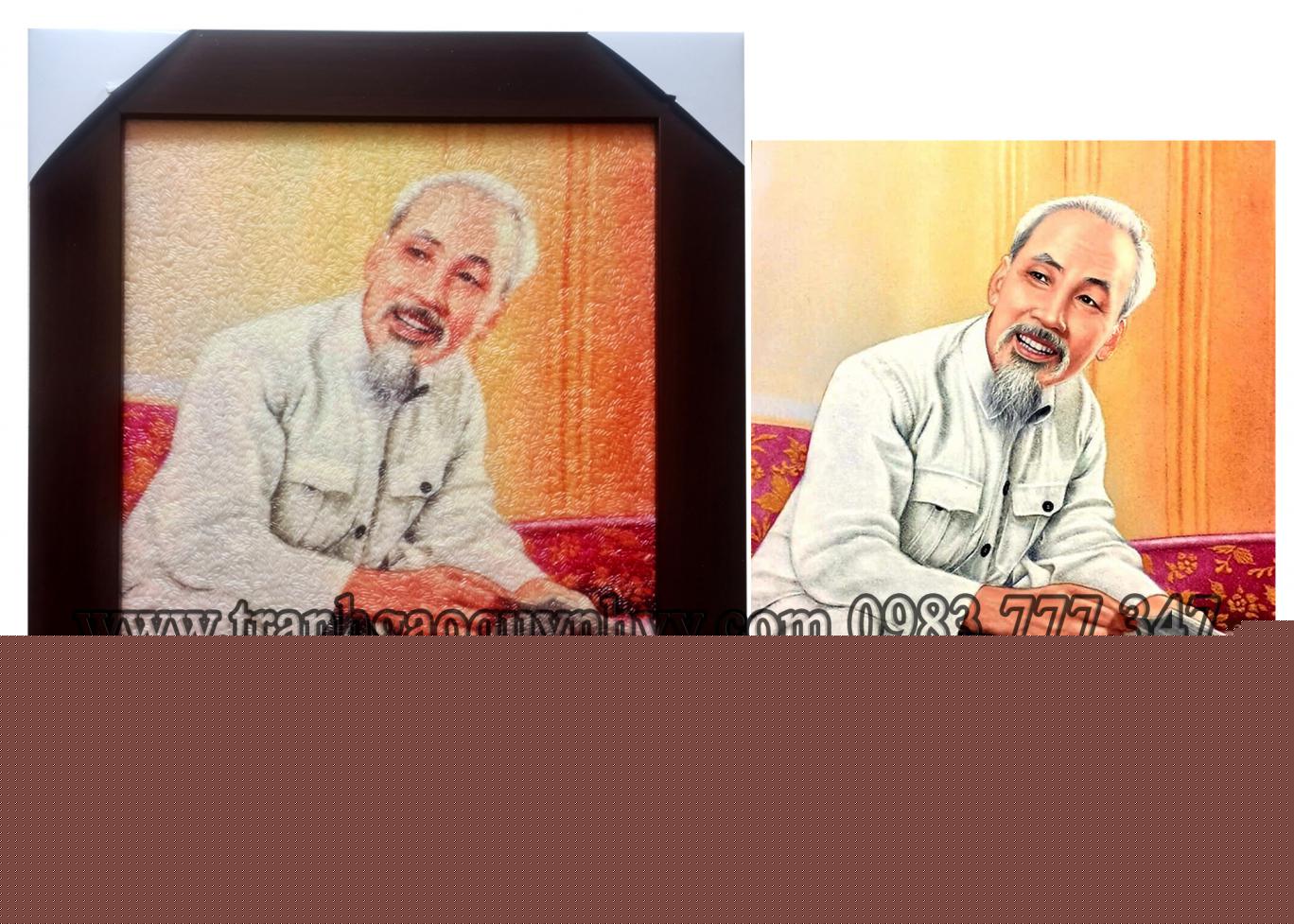 Tranh Bác Hồ - 30 x 40