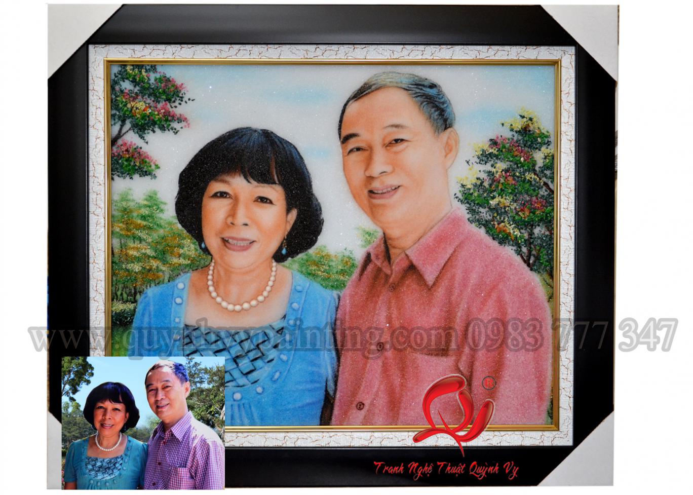 Đá Quý Chân Dung 2 người