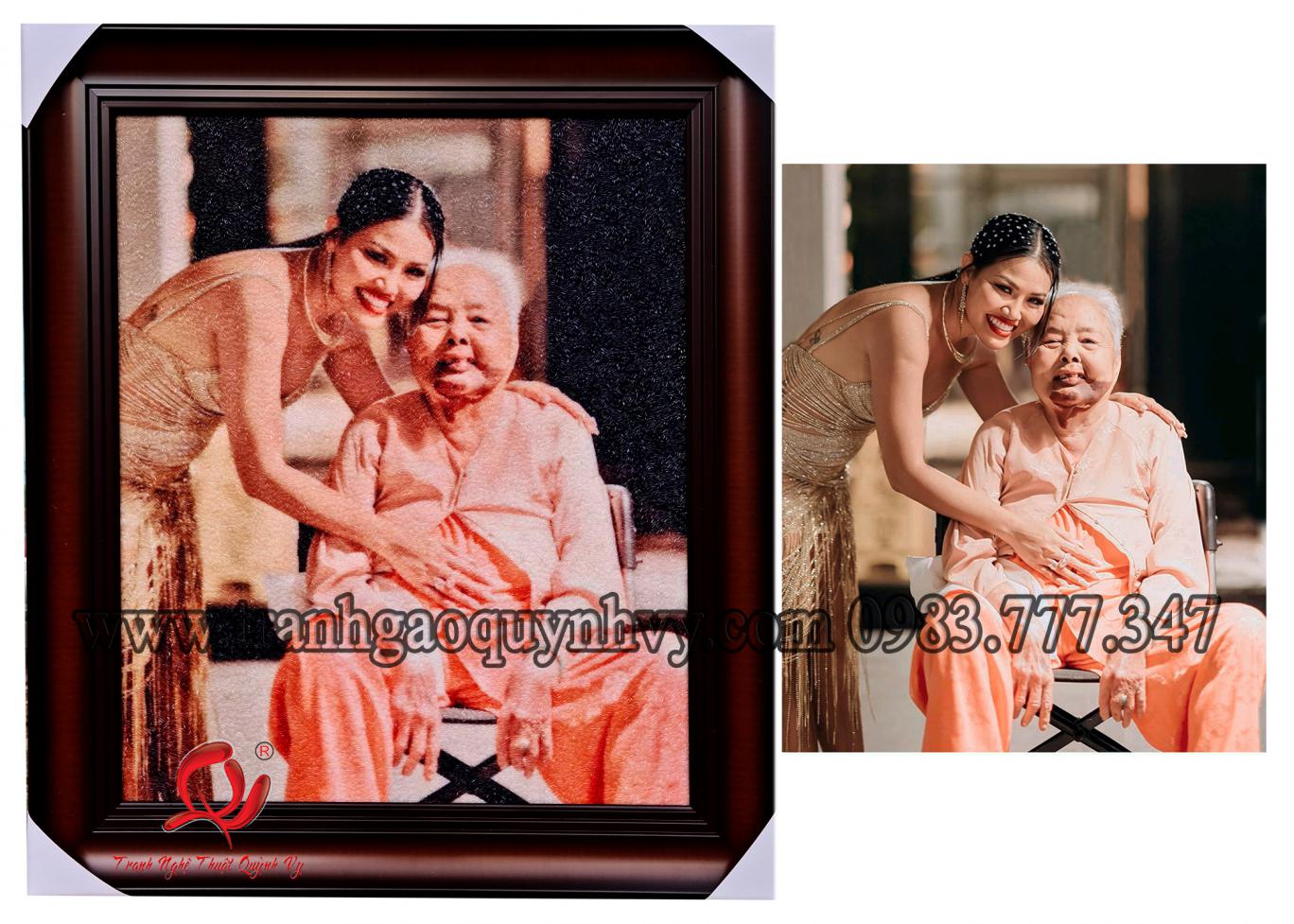 Chân Dung 2 người 45 x 55