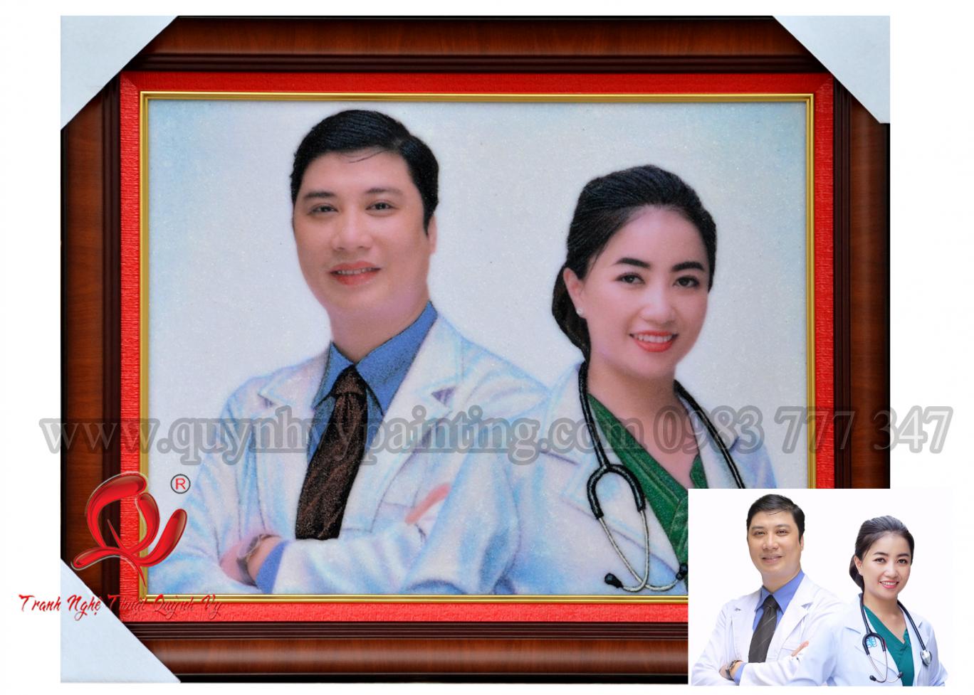 Đá Quý Chân Dung 2 người