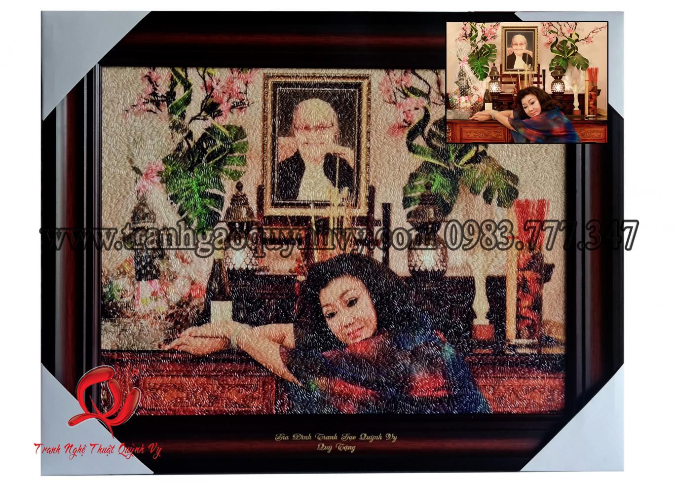 Chân Dung NSND Kim Cương 30 x 40