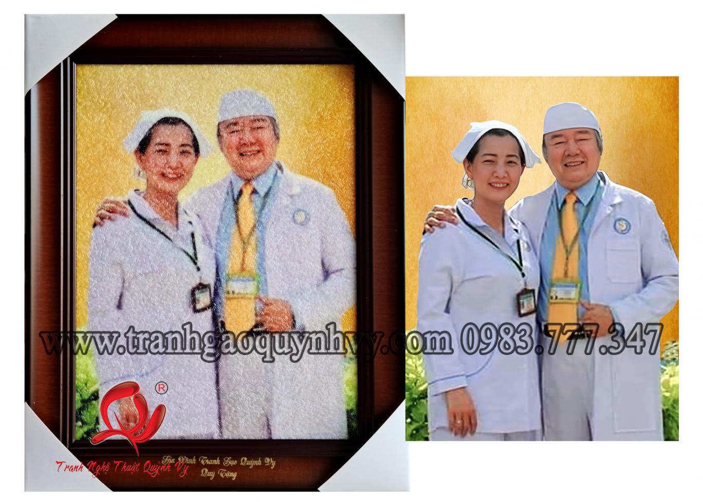 Chân Dung 2 người 30 x 40