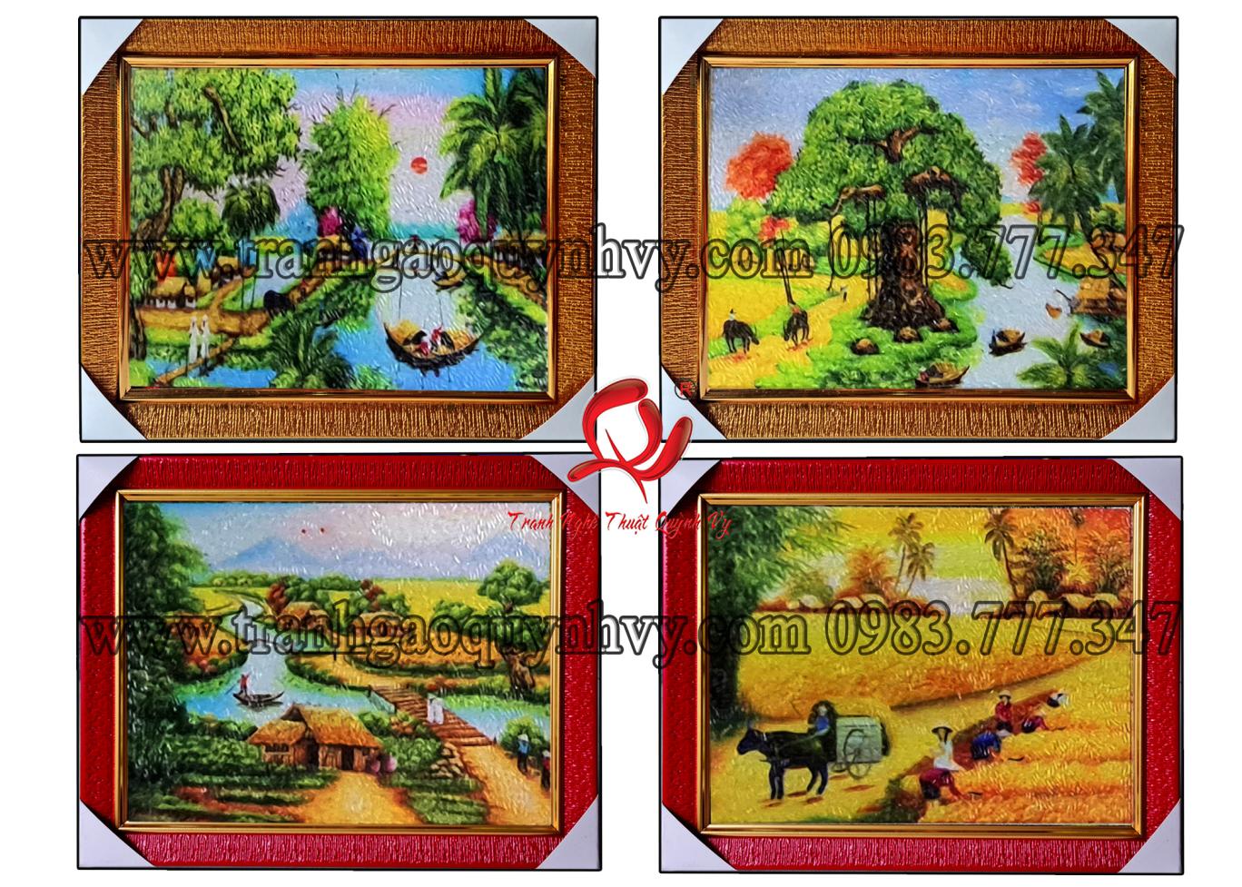 Phong Cảnh Đồng Quê 15 x 20