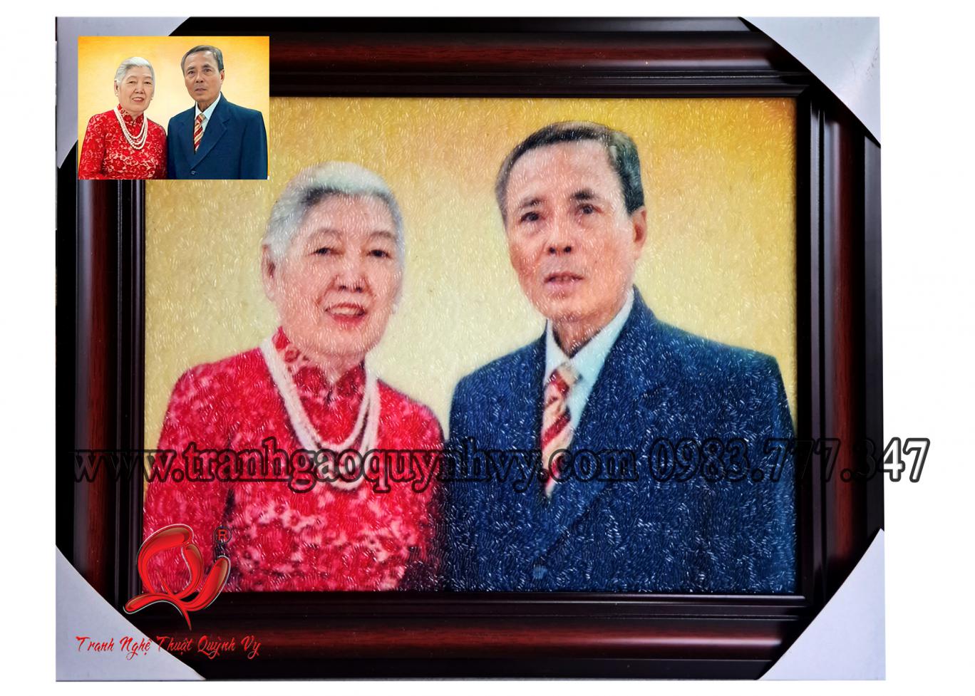 Chân Dung Ông Bà - 30 x 40