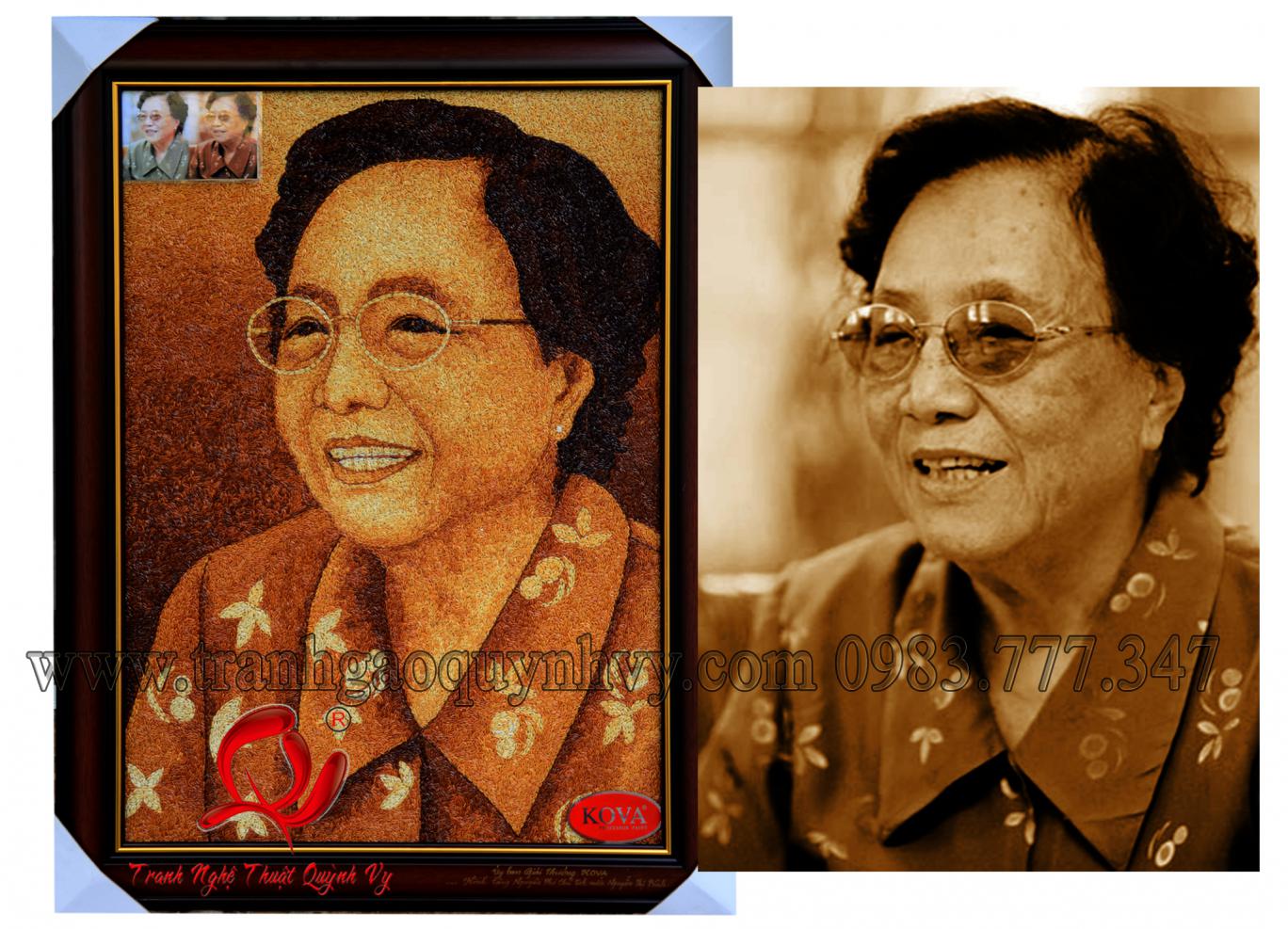 Chân Dung Nguyên Phó Thủ Tướng Nguyễn Thị Bình