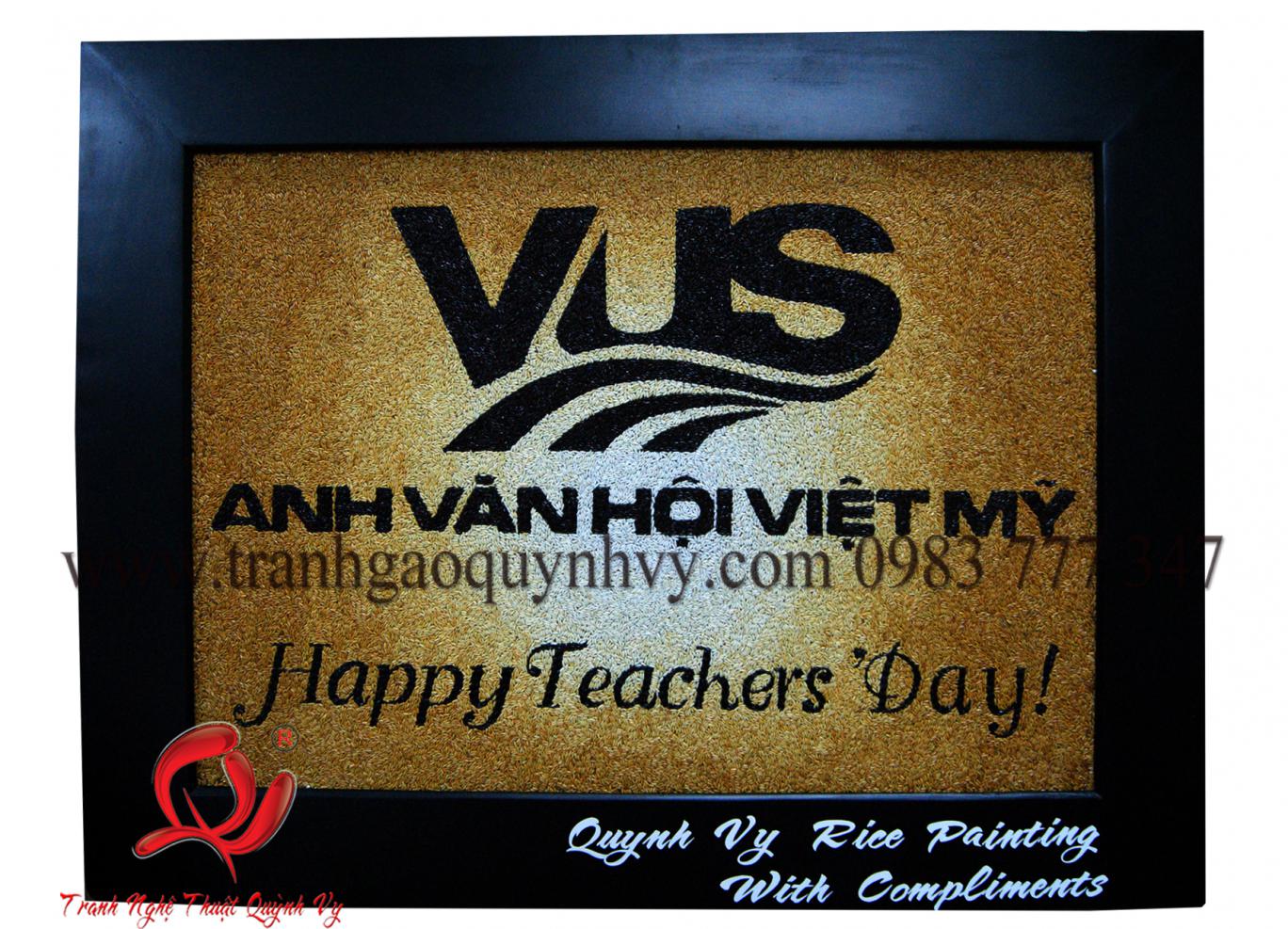 Tranh Gạo Chữ - Thư Pháp - Logo