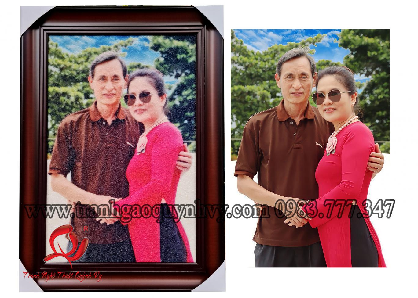 Chân Dung 2 người 40 x 60