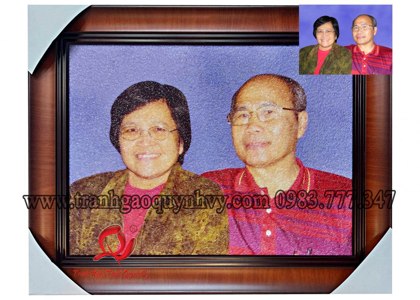 Chân Dung 2 người 30 x 40