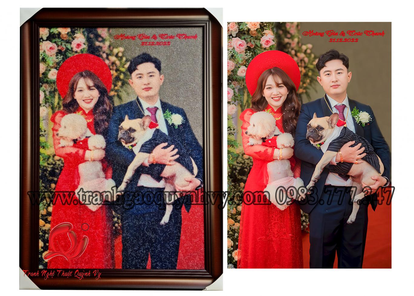 Chân Dung 2 người 60 x 90