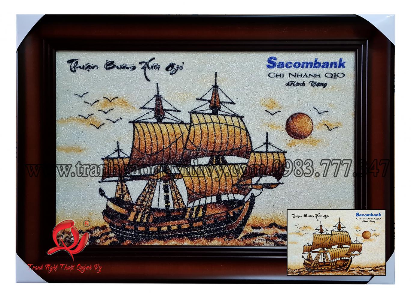 Thuận Buồm Xuôi Gió - Logo Sacombank - 40x 60