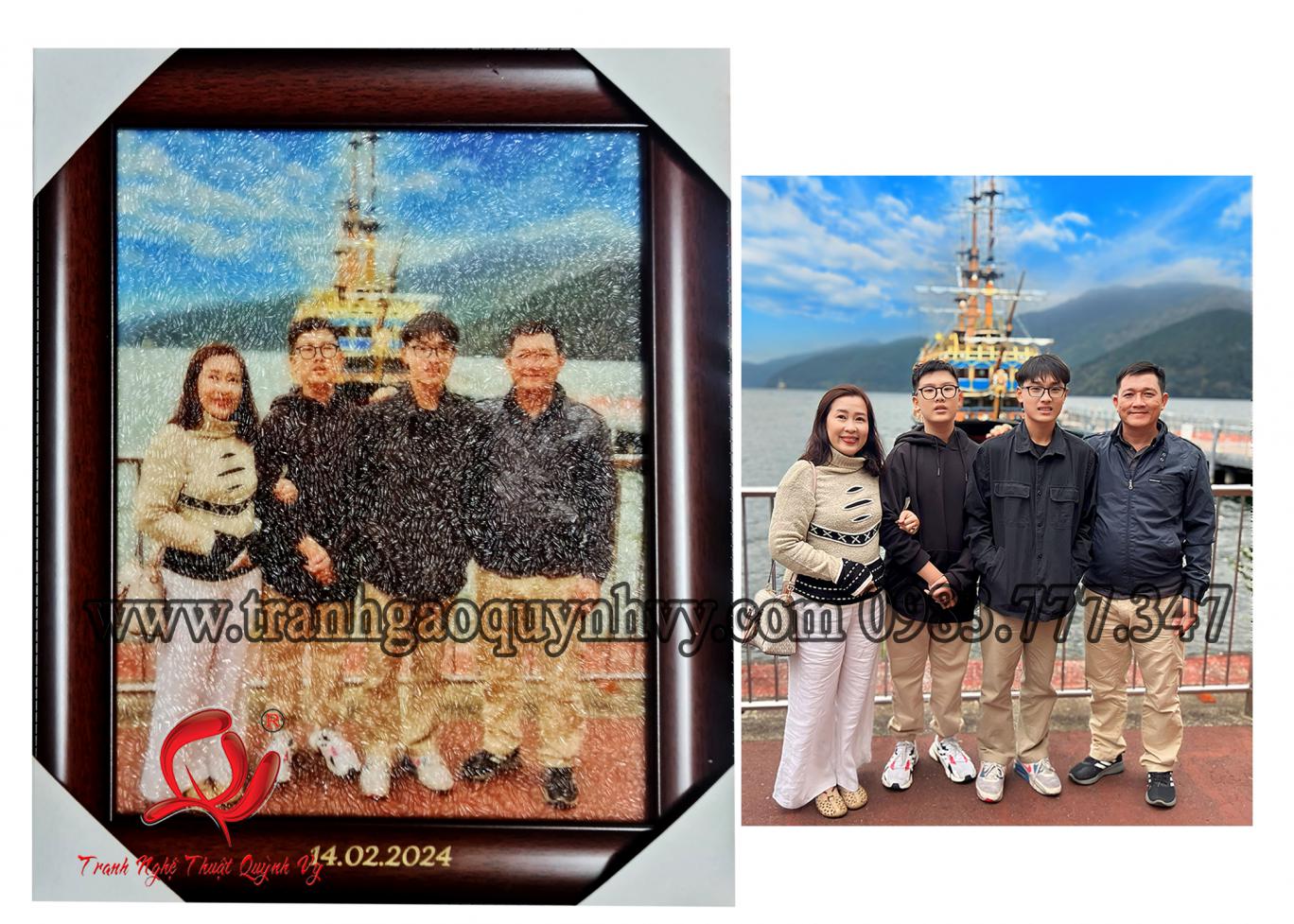 Chân Dung Gia Đình 22 x 28