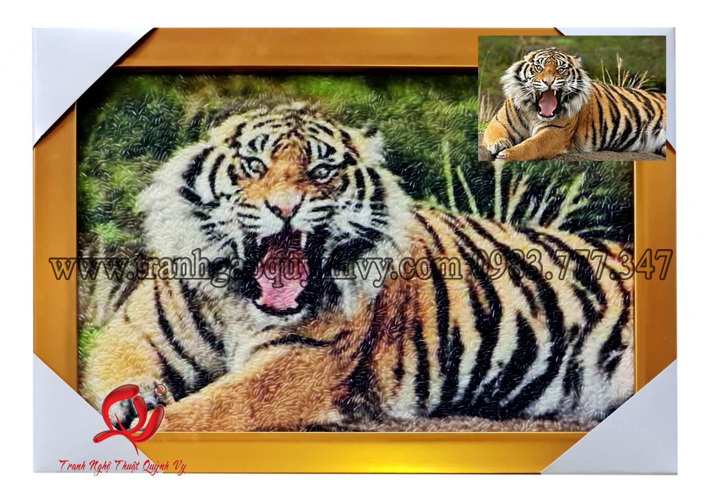 Tranh Mẫu Cọp 01-2022 - 20 x 30