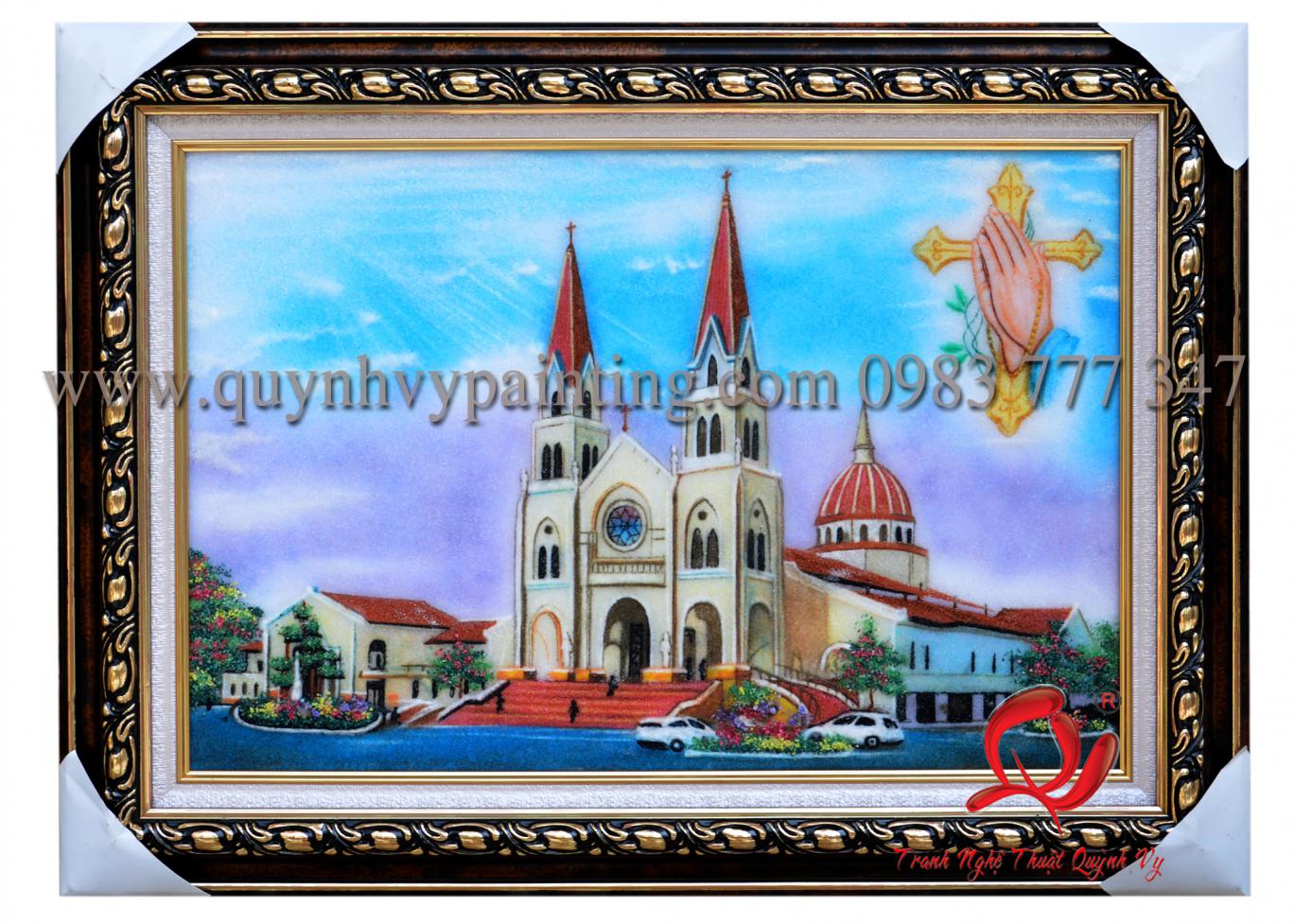 Đá Quý Phong Cảnh Nhà Thờ
