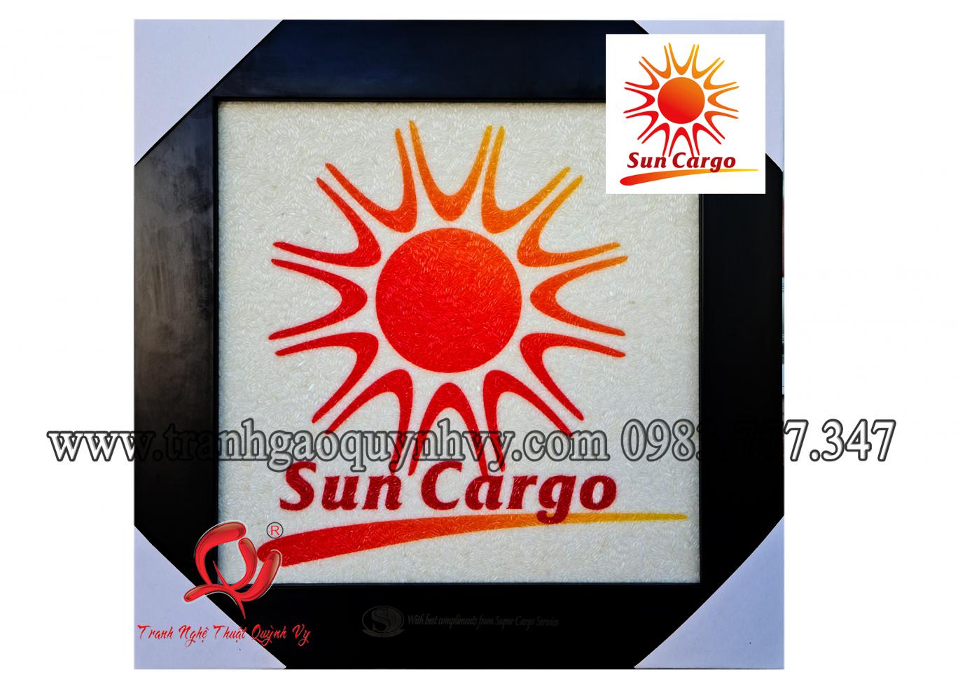 Tranh gạo Logo 30 x 30