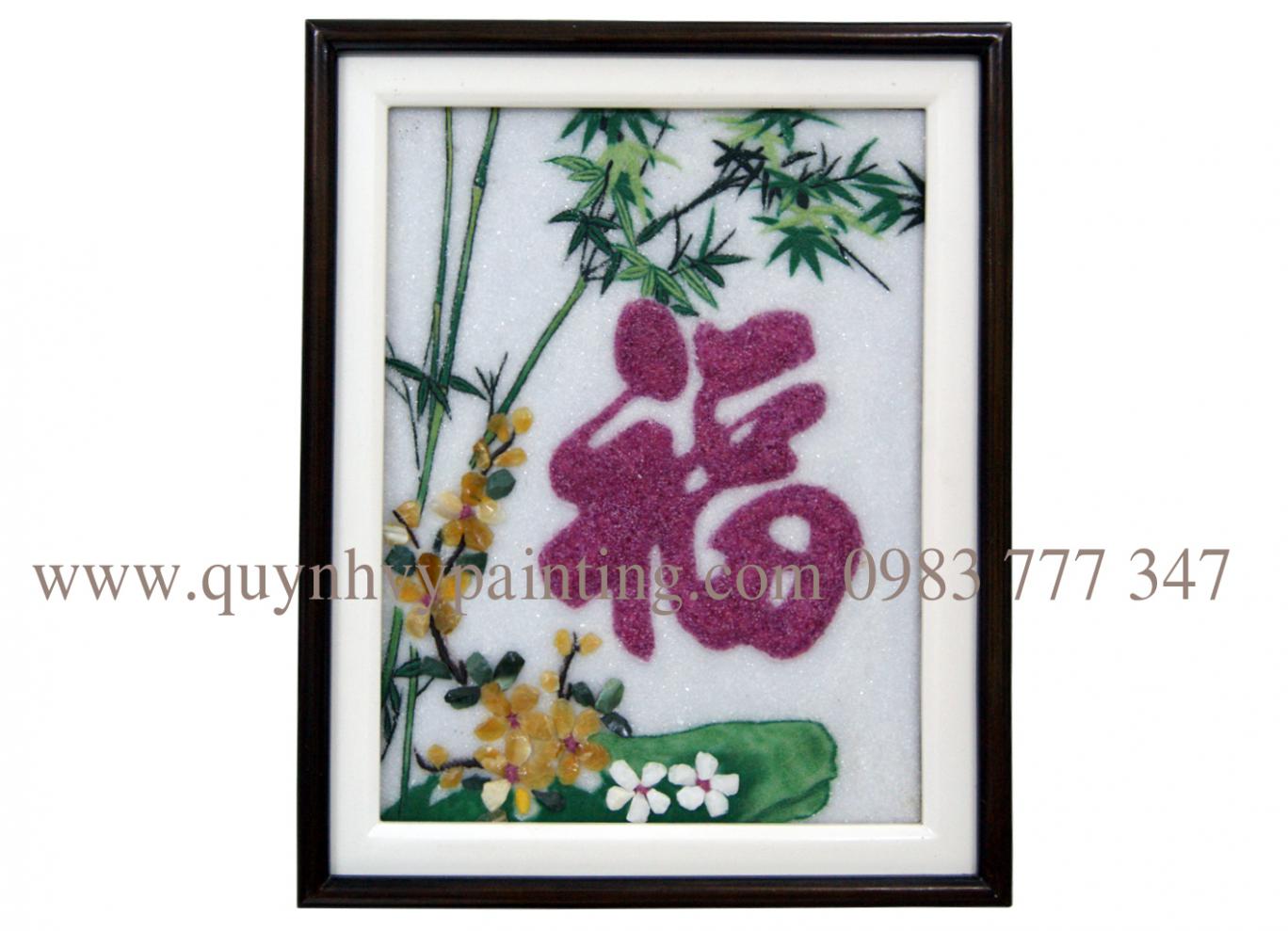 Đá Quý Chữ Phúc Mẫu Mới 30 x 40