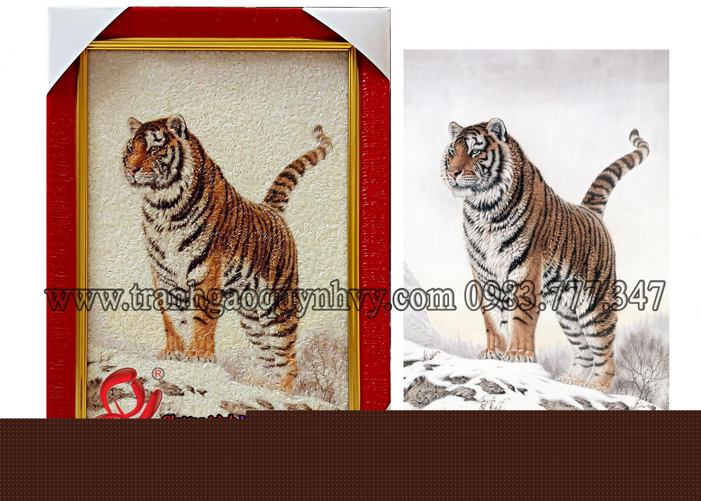 Tranh Mẫu Cọp 2022 - 20 x 30