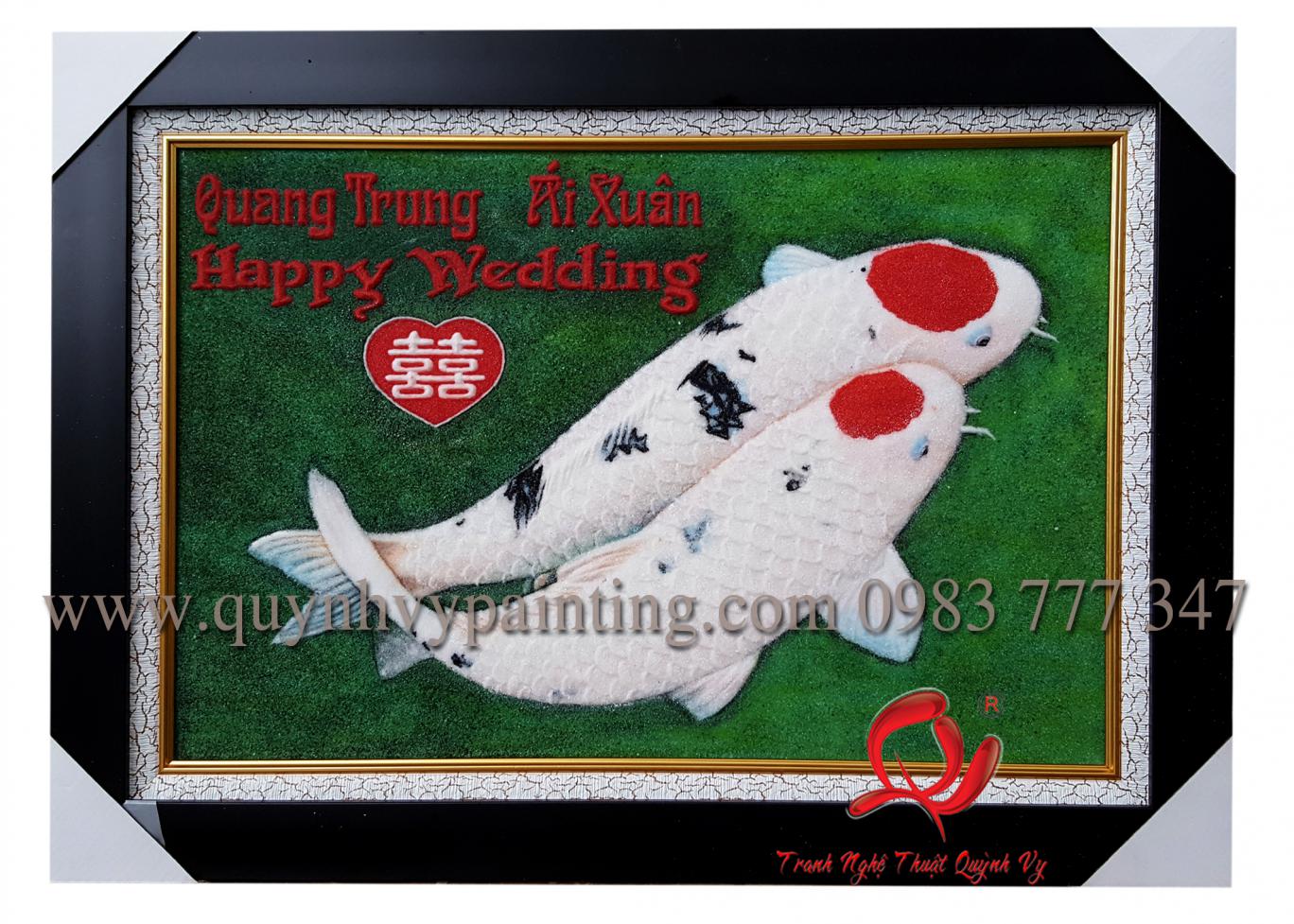 Tranh cá Koi