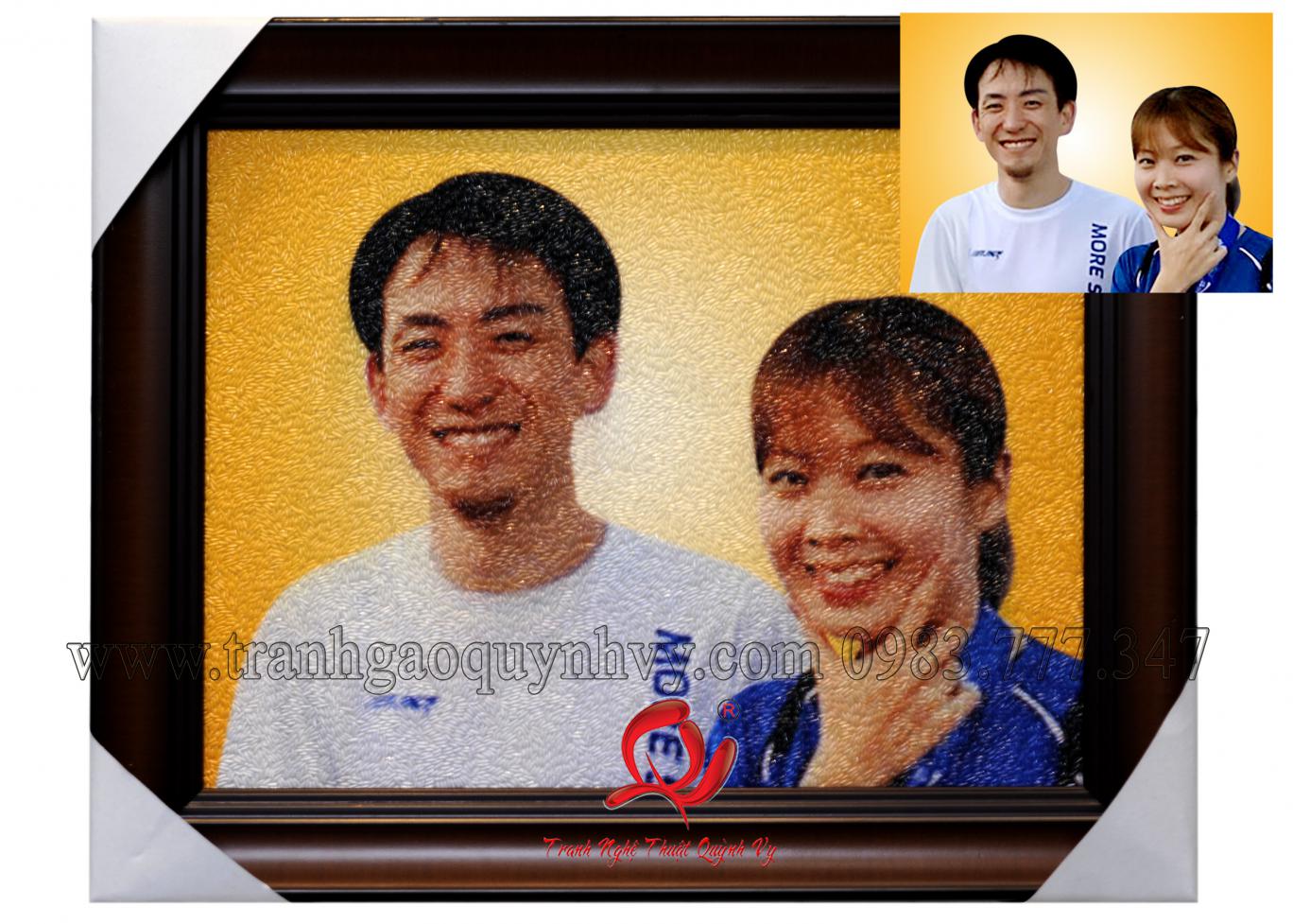 Chân Dung 2 người - 30 x 40