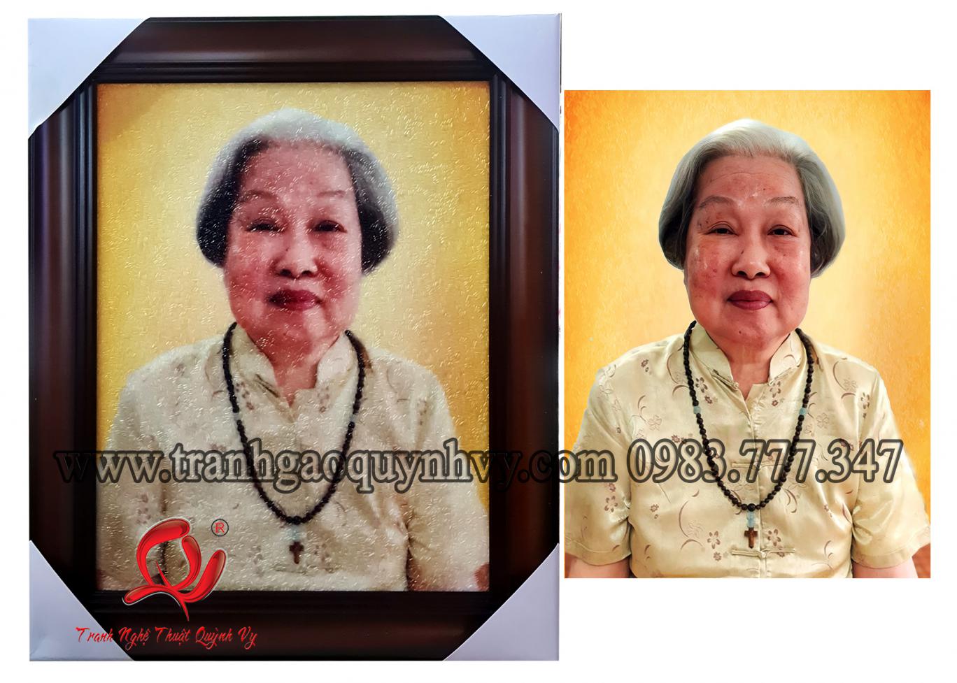 Chân Dung Bà 30 x 40