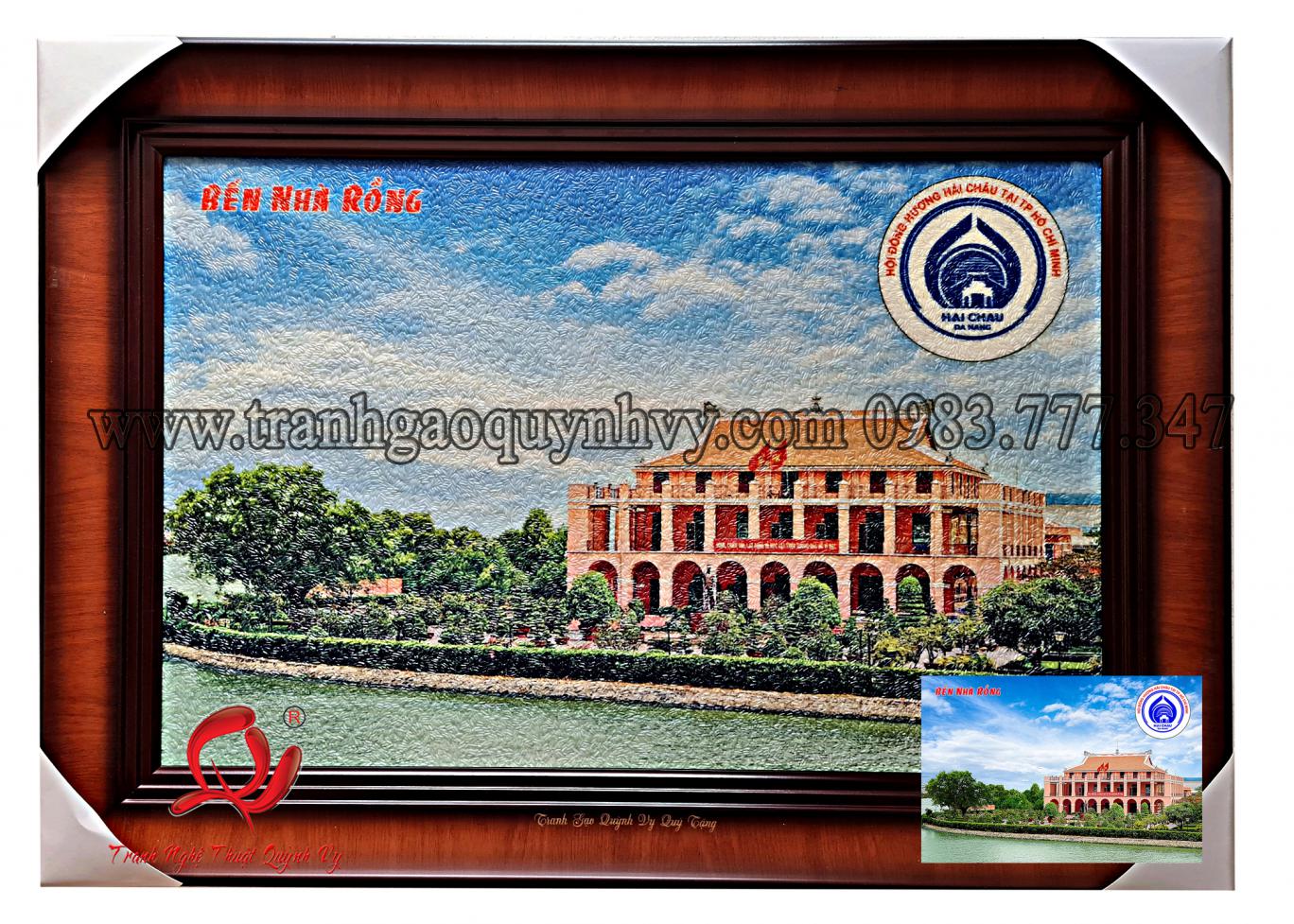 Bến Nhà Rồng & Logo - 40 x 60