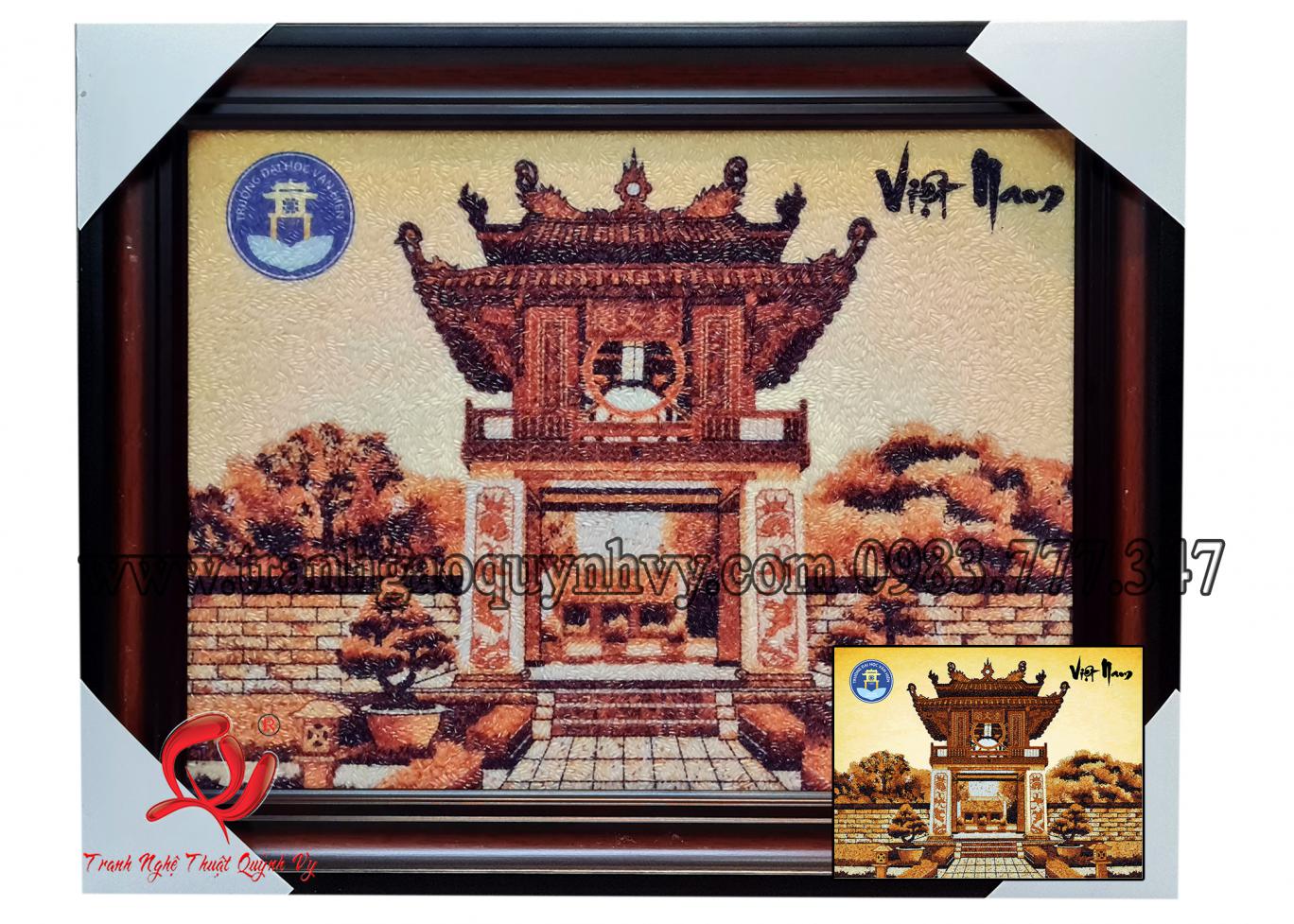 Quốc Tử Giám - Logo - 30 x 40
